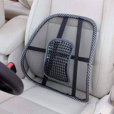 Onlinch Car Seat Chair Support Cushion Pad Back & Abdomen Support Back / Lumbar Support(Black)