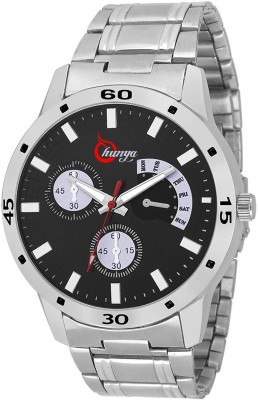 Shunya EG-M-105 Stainless Steel Belt Analog Watch  - For Men