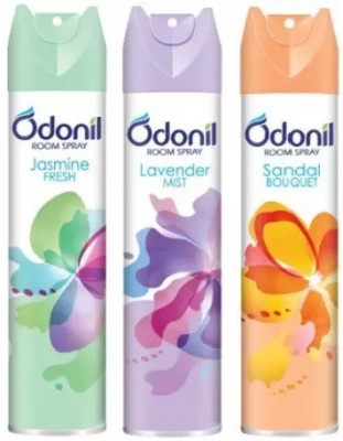 Odonil Jasmine, lavender , sandal Spray(3 x 270 ml)