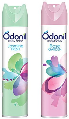 Odonil Jasmine fresh, Rose garden Spray(2 x 270 ml)