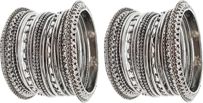 Anahat collection Metal Bangle Set(Pack of 2)