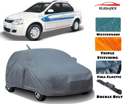 Elegance Car Cover For Mahindra e-Verito (With Mirror Pockets)(Grey)