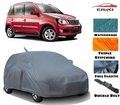 Elegance Car Cover For Mahindra Quanto (With Mirror Pockets)(Grey)