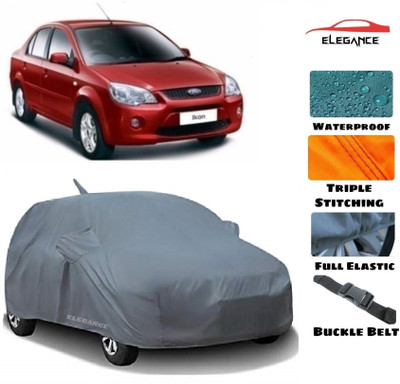 Elegance Car Cover For Ford Ikon (With Mirror Pockets)(Grey)