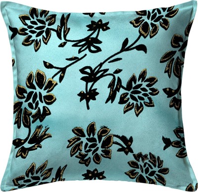HOUZZCODE Floral Cushions Cover(Pack of 5, 30 cm*30 cm, Blue)
