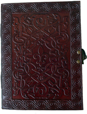 Parmatma Handicrafts Handmade Journal A5 Journal Unruled 200 Pages(Brown)