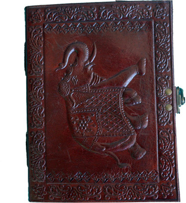 Parmatma Handicrafts Handmade Journal A5 Journal Unruled 200 Pages(Brown)