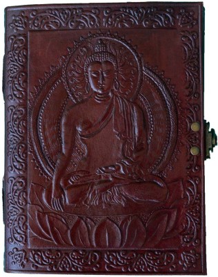 Parmatma Handicrafts Handmade Journal A5 Journal Unruled 200 Pages(Brown)