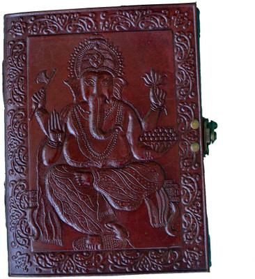 Parmatma Handicrafts Handmade Journal A5 Journal Unruled 200 Pages(Brown)