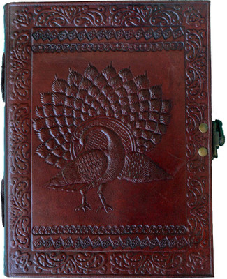 Parmatma Handicrafts Handmade Journal A5 Journal Unruled 200 Pages(Brown)