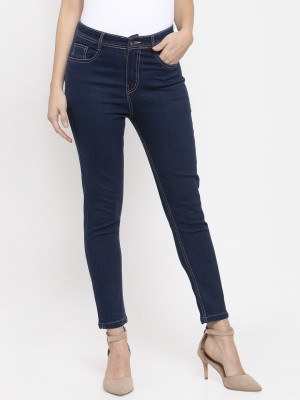 KASSUALLY Skinny Women Dark Blue Jeans