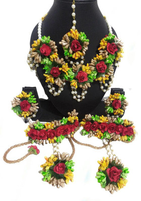 BALIKA VADHU Fabric Multicolor Jewellery Set(Pack of 1)