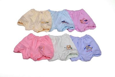 LITTLE PANDA Brief For Baby Boys(Multicolor Pack of 6)