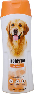 skyec Tickfree Anti Tick Dog Shampoo 200 ML Flea and Tick Tea Tree Oil and Conditioner Advantage Dog Shampoo(200 ml)