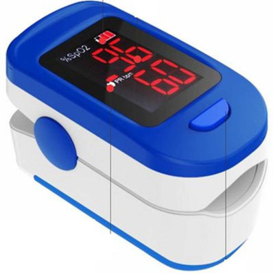 Dr Gene Accusure Pulse Oximeter (Pack of 4)Pulse Oximeter LED Display FS10C Pulse Oximeter(White, Blue)