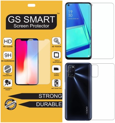 GS Smart Front and Back Tempered Glass for Oppo A52(Pack of 2)
