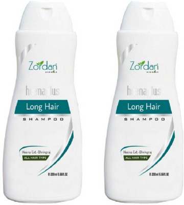 ZORDAN Long Hair SHAMPOO (Pack of 2)(400 ml)