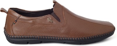 BUCKAROO NEW ALBERT Genuine Leather Driving Shoes For Men(Brown)
