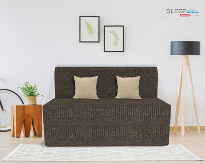 SLEEP SPA 1 Seater Single Foam Fold Out Sofa Cum Bed (Finish Color – Brown Delivery Condition – DIY(Do-It-Yourself)) For Rs. 4629 @ 74 %