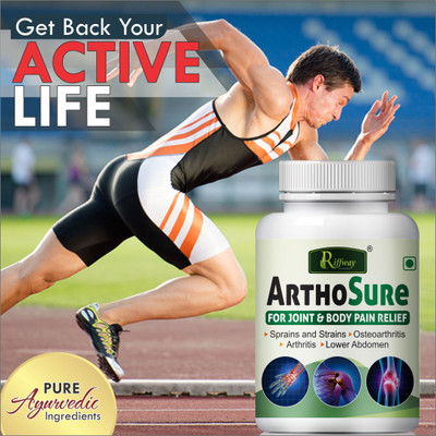 Riffway Arthosure Vitamin Capsule To Improves Joints Mobility Bones Reduce pain(60 Capsules)