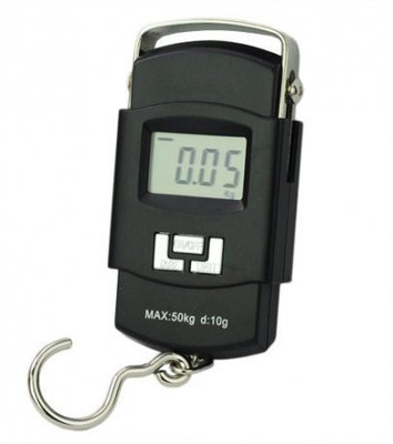 Shayona Electronic Weighing Scale - Portable Digital WH - A08 Weighing Scale - Handheld Weighing Scale(Black)