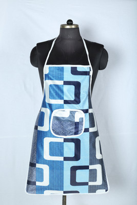 FAIRY HOME Polyester Chef's Apron - Free Size(Blue, Single Piece)