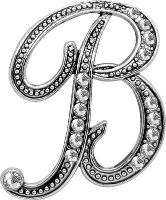 FURE B Initial Brooch(Silver)