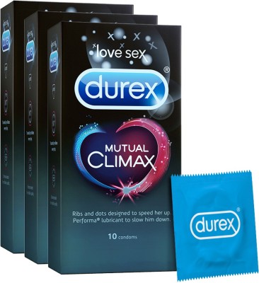 DUREX MUTUAL CLIMAX Condom (Set of 3, 30S)