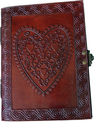 Parmatma Handicrafts Handmade Journal A5 Journal Unruled 200 Pages(Brown)