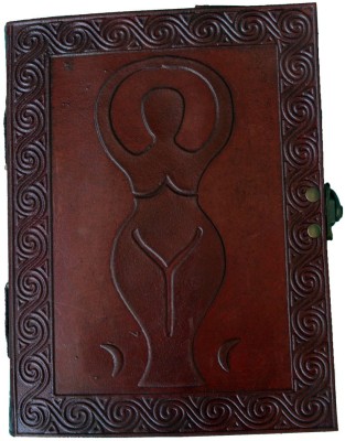 Parmatma Handicrafts Handmade Journal A5 Journal Unruled 200 Pages(Brown)
