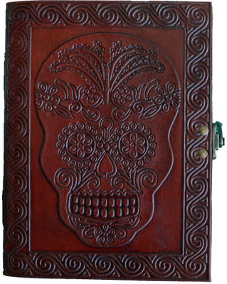 Parmatma Handicrafts Handmade Journal A5 Journal Unruled 200 Pages(Brown)