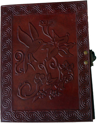 Parmatma Handicrafts Handmade Journal A5 Journal Unruled 200 Pages(Brown)