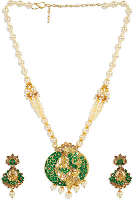 Angel In You Alloy Gold-plated Multicolor Jewellery Set(Pack of 1)