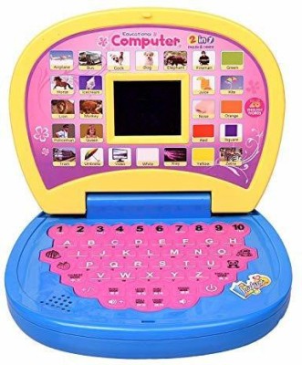 VIENSTAR Educational Computer With Led Screen mini laptop Toy For Kids(Pink)