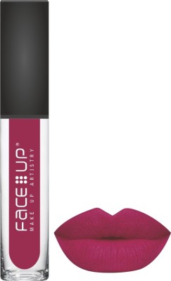 FACE UP KISS PROOF LONG WEAR MATTE LIQUID LIPSTICK 6ml(M-17, 6 ml)