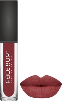 FACE UP KISS PROOF LONG WEAR MATTE LIQUID LIPSTICK 6ml(M - 9, 6 ml)