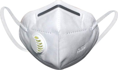 Oriley K-N95 FDA Approved 5 Layer Disposable Face Mask with Filter & Nose Pin Respirator for Men & Women ORN9507(White, Free Size, Pack of 10)
