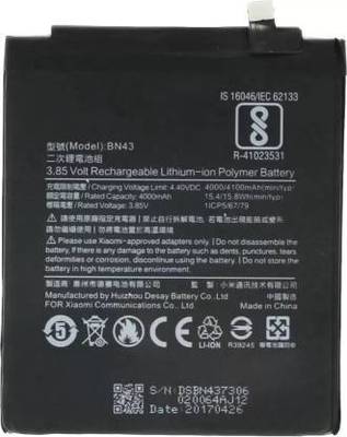 RD Traders Mobile Battery For  Xiaomi MI Redmi Note 4 BN43
