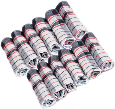 Ninki Fresh NF Multipurpose cleaning cloth linen Multicolor Cloth Napkins(12 Sheets)
