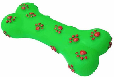 PSK PET MART Dog Squeaky Rubber Non Toxic Sound & Chew Bone Toy Rubber Bone, Squeaky Toy For Dog