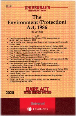 The Environment Protection Bare Act With Short Nots ( Paperback In English)(Paperback, Universal)