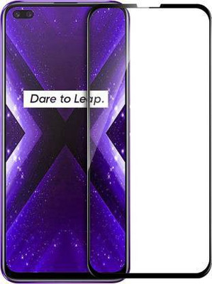 GLOBALCASE Edge To Edge Tempered Glass for REALME X50(Pack of 1)