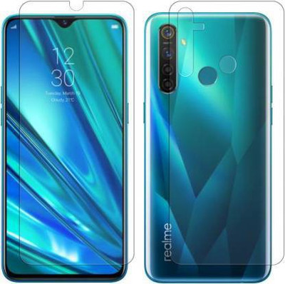 Olonga Front and Back Screen Guard for REALME 5 PRO(Pack of 2)