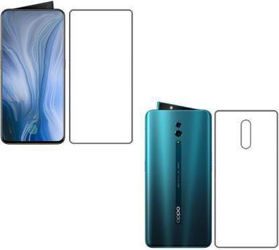 Olonga Front and Back Screen Guard for OPPO RENO 10X ZOOM(Pack of 2)