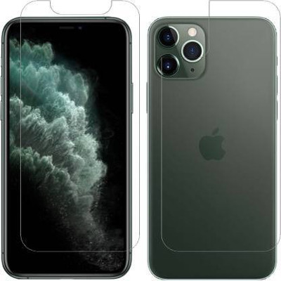 RUNEECH Front and Back Screen Guard for APPLE IPHONE 11 PRO MAX(Pack of 2)