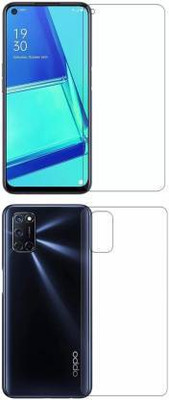 Firstkart Front and Back Tempered Glass for Oppo A52(Pack of 2)
