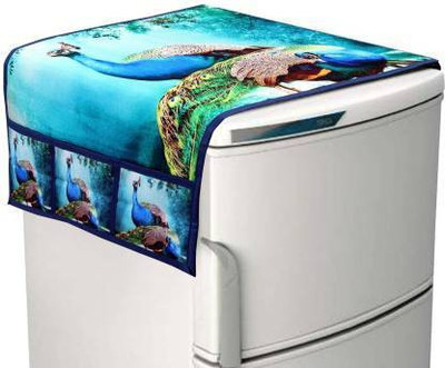 Dakshya Industries Refrigerator  Cover(Width: 97 cm, Multicolor)