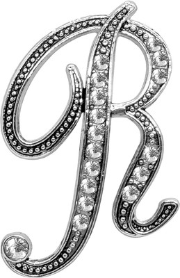 FURE R Initial Brooch(Silver)