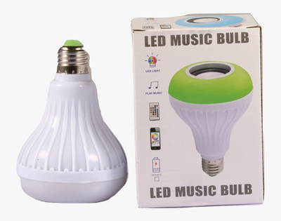 Bluebells India 7 W Bluetooth Round B27 LED Bulb(Multicolor)