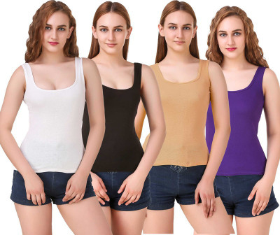 ZOLDY Women Camisole(Pack of 4)